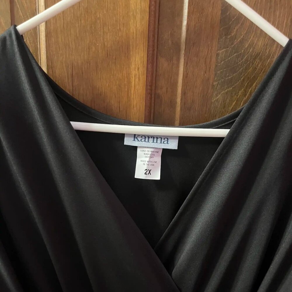 Karina Black Margaret Dress Size XXL 2X - Picture 2 of 4